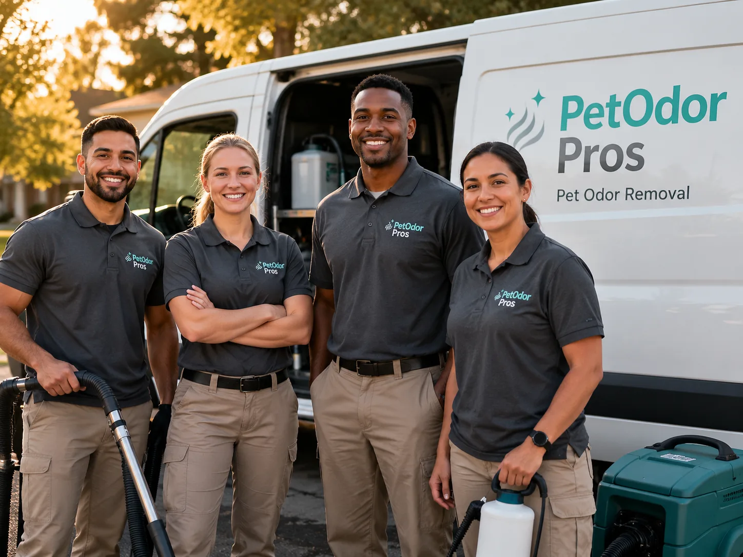Pet Odor Removal team serving Wales, MA